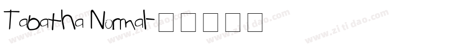 Tabatha Normal字体转换